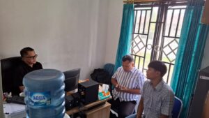 Sat Intelkam Polres Batu Bara Koordinasi di KPU Terkait Pilkada Serentak.