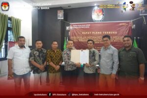 KPU Batu Bara Gelar Rapat Pleno Terbuka Rekapitulasi dan Penetapan DPS Pilkada 2024.