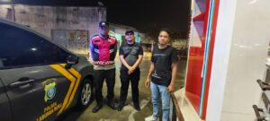Personil Polsek Labuhan Ruku Patroli Malam.