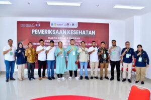 Pasangan ” Zahir-Aslam ” Selesai Jalani Cek Kesehatan di RSU Haji Medan.