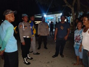 Patroli Malam Polsek Indrapura Antisipasi Premanisme & Tauran.