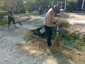 Pj. Bupati & Kapolres Batu Bara Kunjungi Desa Perjuangan. Ajak Gotong Royong Bersama.