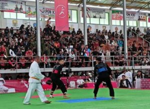 Atlet Pencak Silat Asal Pagurawan Batu Bara Melaju Ke Perempat Final PON 2024.