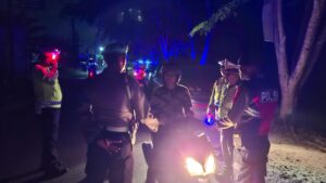 Patroli Razia Gabungan Per Satuan Fungsi Polres Batu Bara, Cegah Aksi Kenakalan Remaja.