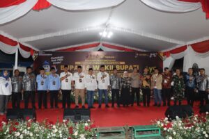 Sekda & Kapolres Hadiri Pengundian Nomor Urut Paslon Bupati/Wakil Bupati Batu Bara.