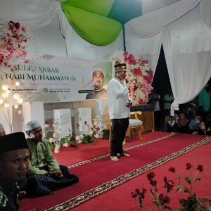 Darwis-Oky Hadiri Undangan Panitia Maulid Nabi Muhammad Saw 1446/H di Sei Cempedak Pagurawan.