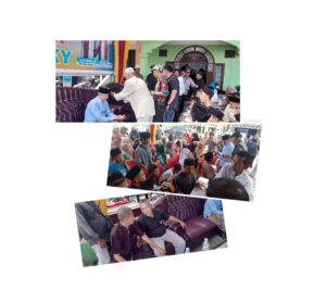 60 Anak Yatim/Piatu Terima Santunan Dari Tim Relawan MENANGKAN Darwis – Oky.