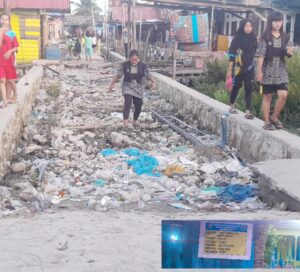 Turab Timbun Jalan Yaman Dusun III Desa Bagan Dalam Mangkrak.