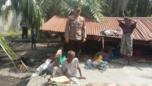 Jum’at Berkah!. Kapolres Batu Bara : Berikan Bansos Untuk Korban Kebakaran di Medang Deras.
