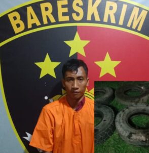 Pelaku Kokang Ban Truk Diburu Unit Reskrim Polsek Indrapura di Tebing Tinggi.