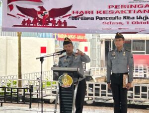 Lapas Labuhan Ruku Gelar Upacara Hari Kesaktian Pancasila.