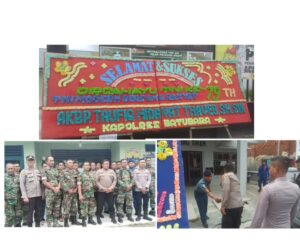Seram, Polsek Labuhan Ruku Serang Mako TNI. Ehh Ternyata Meriahkan HUT TNI Ke-79 Tahun.