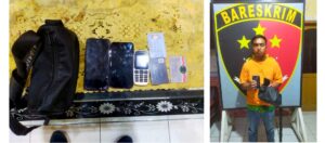 Pria Ini Diboyong Kekantor Polisi Indrapura Kasus Jambret Handphone.