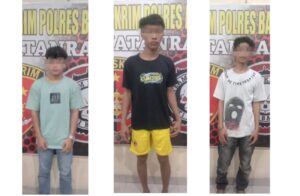 Tiga Remaja Ini di Tahan Kasus Persetubuhan Anak Dibawah Umur.