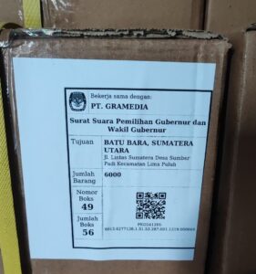 Polres Batu Bara Amankan Distribusi Kertas Surat Suara Pilkada Serentak 2024 Dari Pelabuhan Belawan.