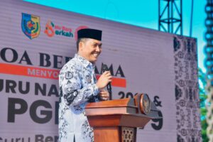 Peringati HUT PGRI. Pj. Bupati Batu Bara Dan Ribuan Guru Ikuti Do’a Bersama.