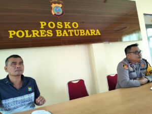Waka Polres Batu Bara Cek Ricek Posko Ops Mantab Praja di Ruang Posko OMP.