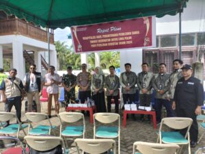 Polres Batu Bara Kawal Ketat Rapat Pleno Rekapitulasi Surat Suara Pilkada 2024.