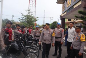 Kapolres Batu Bara Cek Kesiapan Ranmor Dinas Untuk Dukung Operasi Mantap Praja 2024.