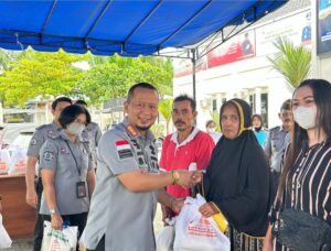 Lapas Kls IIA Labuhan Ruku Penyerahan Bansos Merupakan Bagian Akselerasi di Canangkan Menteri IMIPAS.