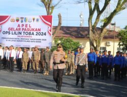 Kapolres Batu Bara Irup Apel Gelar Pasukan Ops Lilin Toba 2024 Selama 13 Hari.