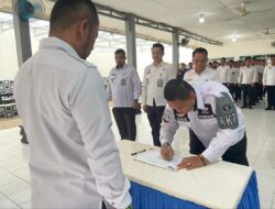 Penandatanganan Komitmen Bersama. Kalapas: Mari Bersama Wujudkan WBK Dan WBBM.