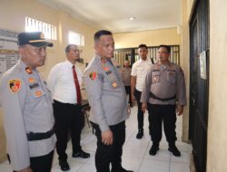 Kapolres Batu Bara Doly Sidak Ruangan Satker Mapolres Dan Tahanan Napi.