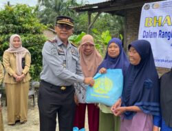 Sambut HBP Ke-61. Lapas Kelas IIA Labuhan Ruku Gelar Baksos di Desa Sei Muka Batu Bara.