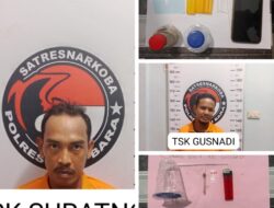 Peredaran Narkotika di Grebek Polisi. Dua Pelaku Diamankan.