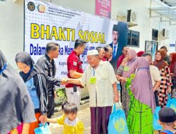 Wujudkan HBP Ke-61. Kalapas Labuhan Ruku Bagikan 83 Paket Sembako.