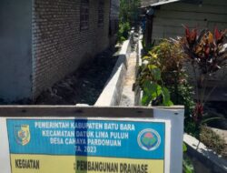 21 Item Pembangunan Desa di Batu Bara Diduga Sarat Korupsi.