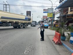 Satlantas Polres Batu Bara Pastikan Menekan Angka Pelanggaran Kecelakaan Serta Kelancaran Lalin.