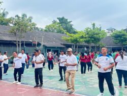Wujudkan Lingk Sehat & Produktif. Pegawai Serta WBP Labuhan Ruku Gelar Senam Bersama.
