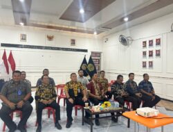 Dirjenpas Secara Virtual di Aula Lapas Labuhan Ruku. Kegiatan Ini Diikuti Kalapas & Pejabat Struktural Yang Hadir.