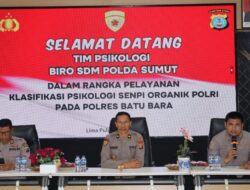 “Ujian Psikologi bagi Pemegang dan Calon Pemegang Senjata Api Organik Polri di Polres Batu Bara”