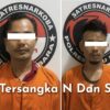 Dua Tersangka Pemakai Narkotika Berhasil  di Ungkap Polres Batu Bara. 