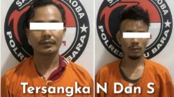 Dua Tersangka Pemakai Narkotika Berhasil  di Ungkap Polres Batu Bara. 
