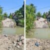 Truk Alat Berat Muatan Excavator Diduga Penyebab Jembatan Ambruk di Medang Deras.
