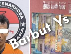 Polisi Narkoba Tangkap Pengedar Shabu di Desa Ujung Kubu.