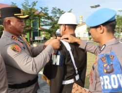Selama 14 Hari. Polres Batu Bara Gelar Apel Pasukan Ops Patuh Toba 2025.