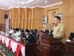Laporan Ketua Pansus RPJMD 2025-2029 di Gelar Rapat Paripurna DPRD Batu Bara