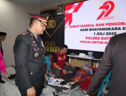 Memperingati Hari Bhayangkara Ke-79 Tahun Polres Batu Bara Giat Sunat Massal.