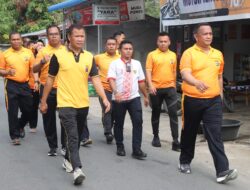 Finish 5 Km. Polres Batu Bara : Giat Olahraga Sehat Dan Bugar!