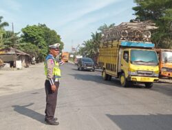 Antisipasi Kemacetan. Kapos Sei Bejangkar : Gatur Arus Lalu Lintas di Sore Hari.
