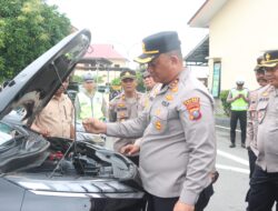 Arahan Kapolres Batu Bara Jaga Dan Rawat Kendaraan Dinas Yang Dipinjamkan.