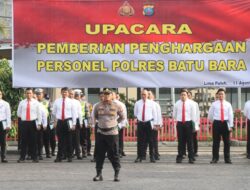 *Upacara Pemberian Penghargaan Kepada 31 Personil Polres Batu Bara Yang Berprestasi!* 