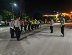 Apel Kesiapan Personil Polres Batu Bara Giat Patroli Gabungan Antisipasi Curas.