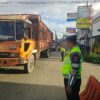 Sat Lantas Polres Batu Bara Pengaturan Lalin Dini Hari.