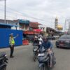 Sat Lantas Polres Batu Bara Pengaturan Lalin Siang Bolong.
