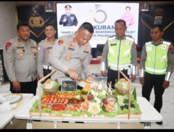 Kapolres Batu Bara Hadiri HUT Hari Lalu Lintas Bhayangkara Ke-70.